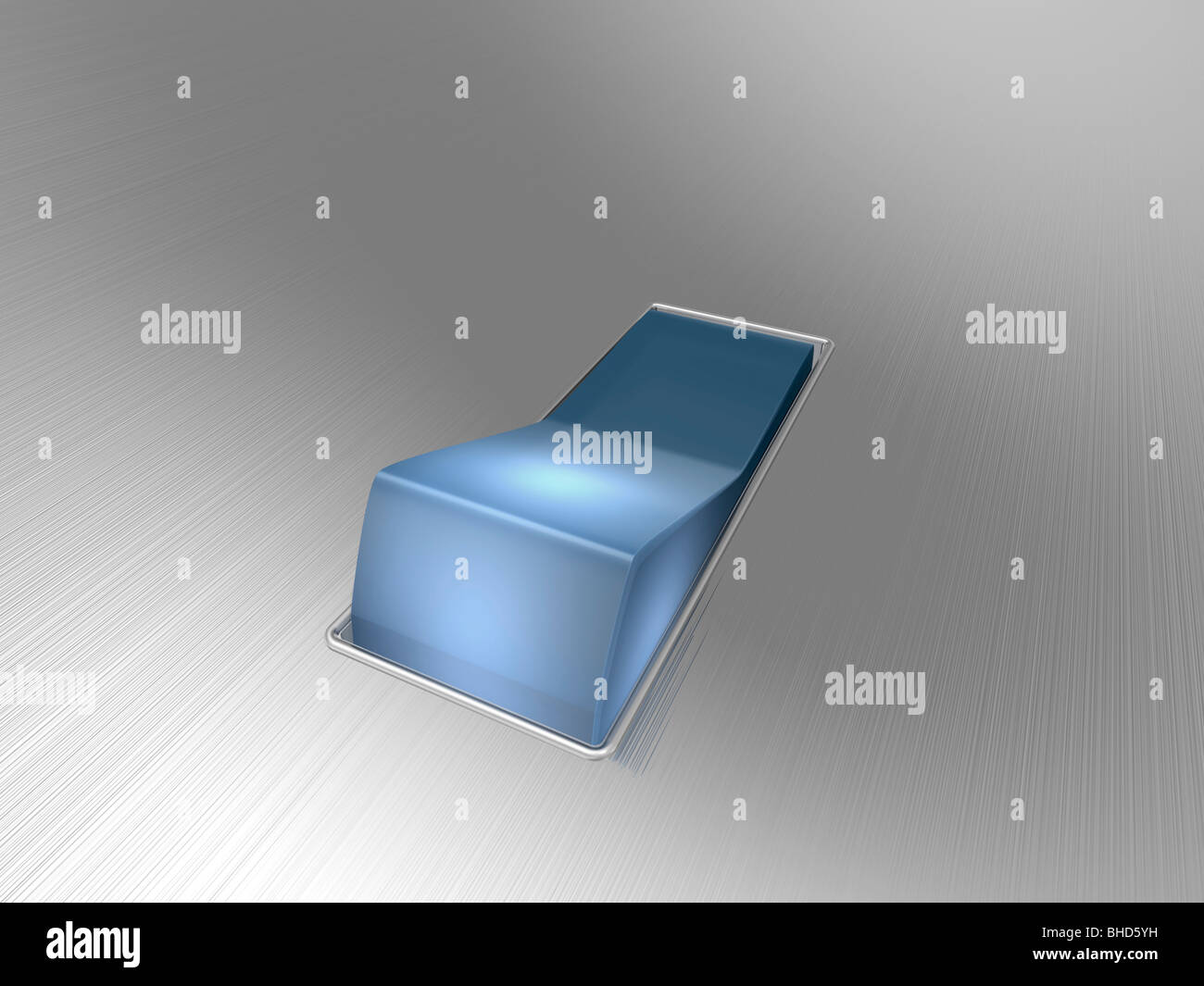 A close-up of blue switch Stock Photo - Alamy