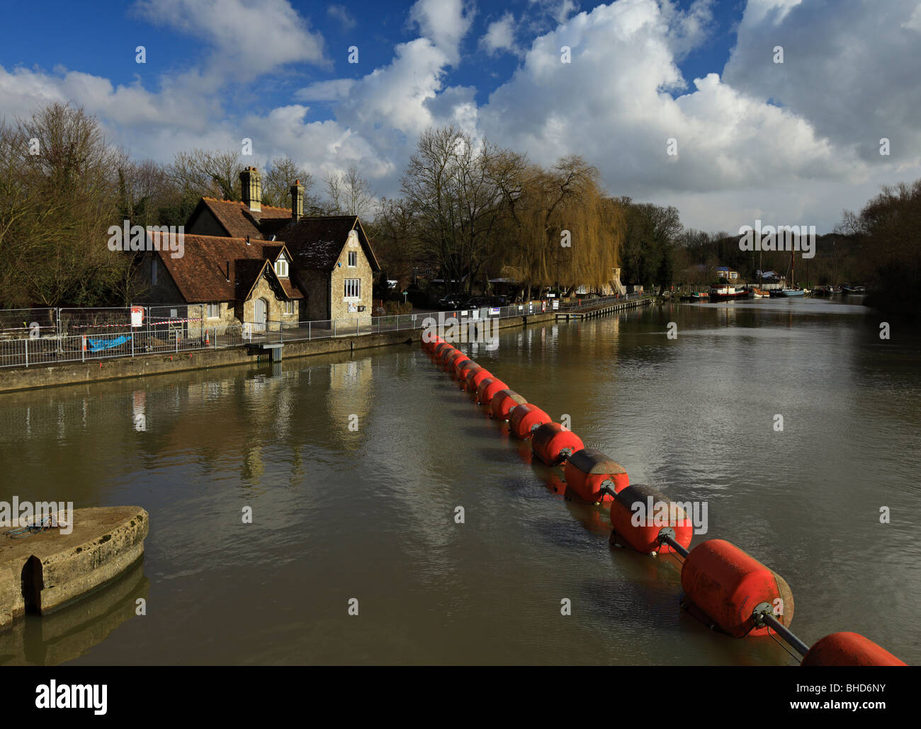 Allington, river Medway, Kent, England, UK Stock Photo Alamy
