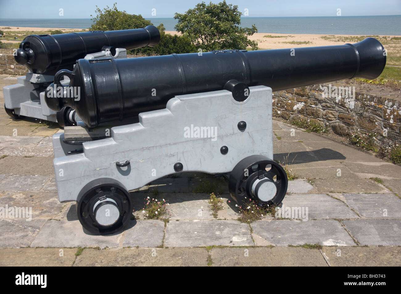 32 pounder cannon artillery gun long 9 L 19th cent Stock Photo Alamy