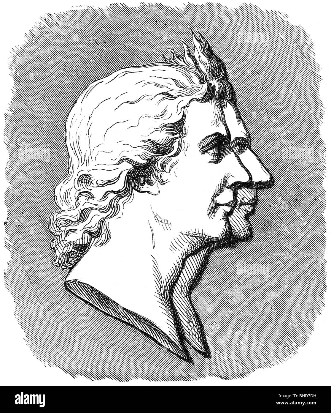Montgolfier, Joseph Michel (26.8.1740 - 26.6.1810) and Jacques Etienne (6.1.1745 - 2.8.1799), French inventors, portraits, wood engraving, 19th century, , Stock Photo