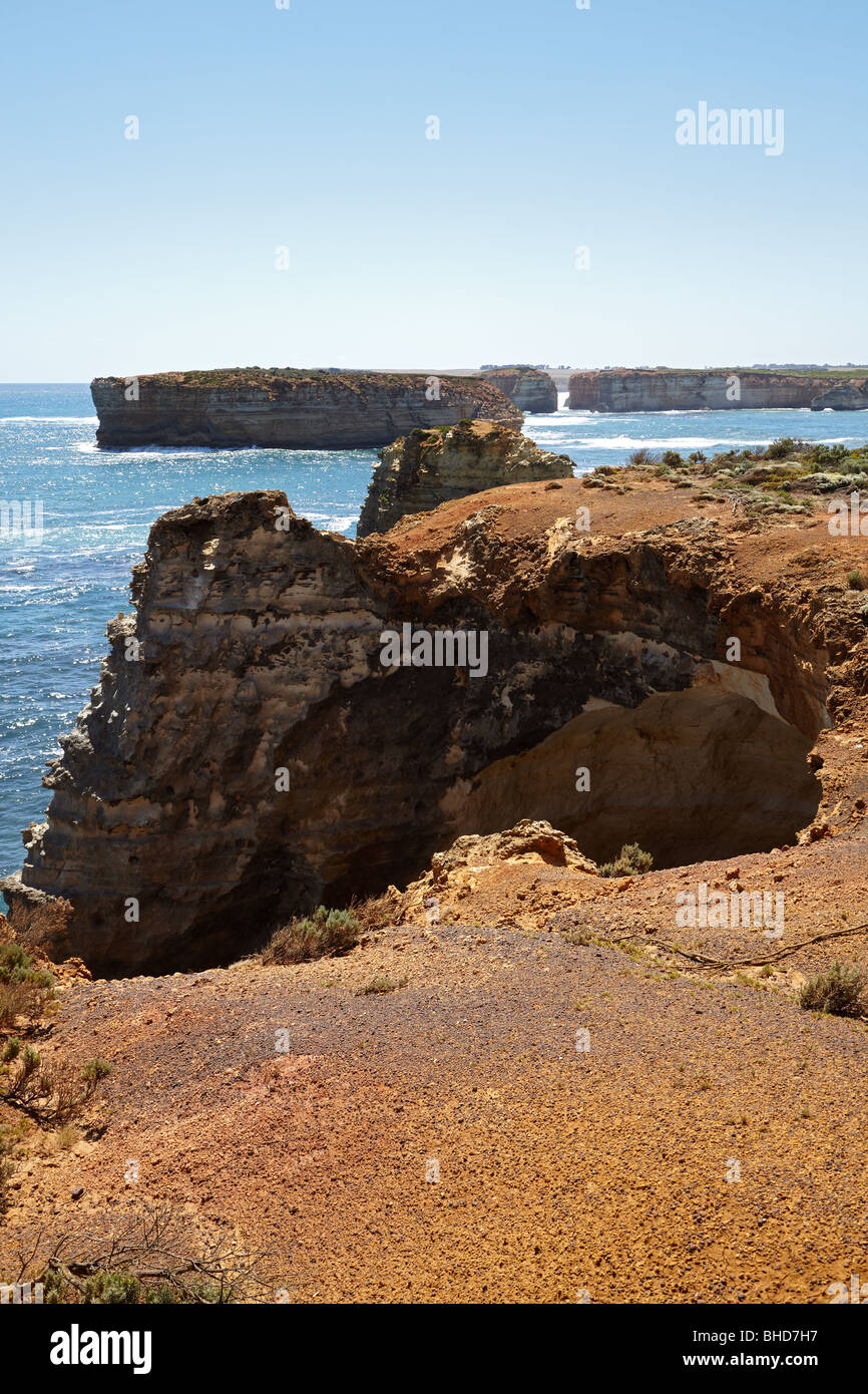 The Bay of Islands, Port Campbell National Park, Great Ocean Road, Victoria, Australia Stock Photo