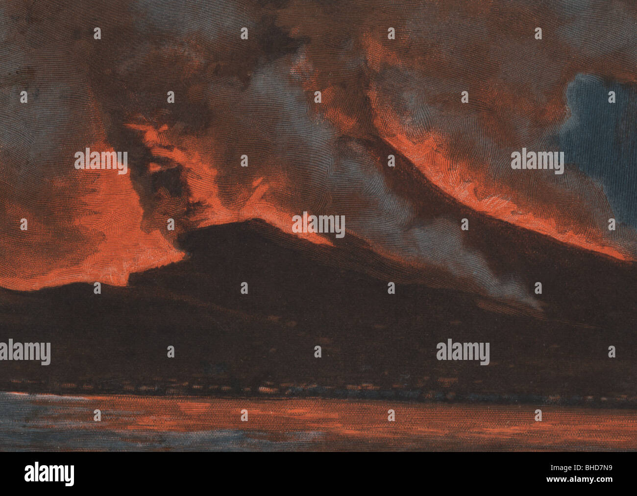 natural disaster / catastrophe, Vesuvius, outburst, April 1906, Stock Photo