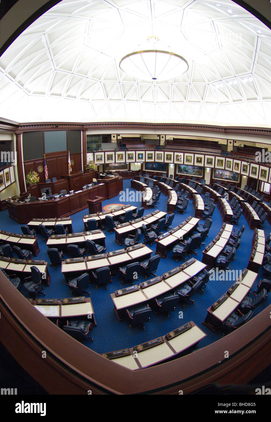 House of Representatives, Florida state capitol, Tallahassee Stock