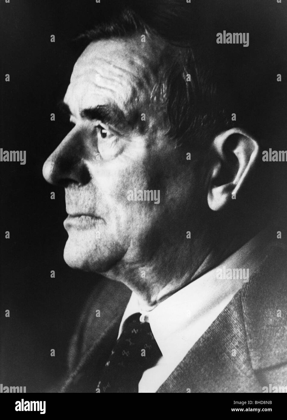 Mann, Gottfried 'Golo', 27.3.1909 - 7.4.1994, German historian, author / writer, political scientist, son of Thomas Mann, portrait, 1970s, Stock Photo