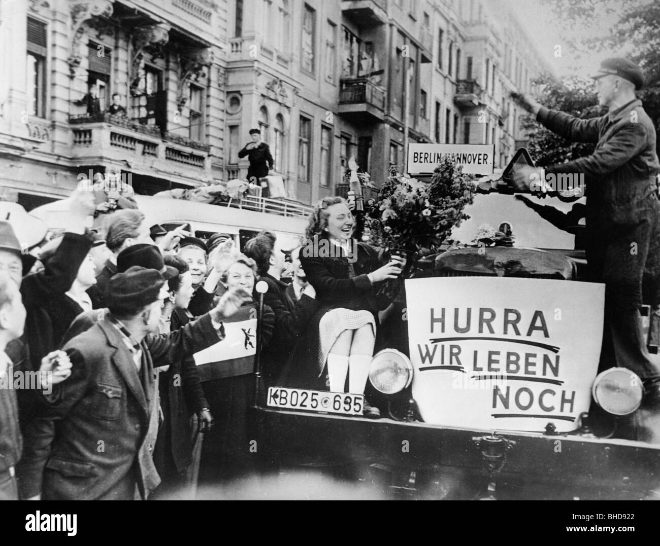 geography / travel, Germany, Berlin, celebrating end of the airlift, 12.5.1949, Stock Photo