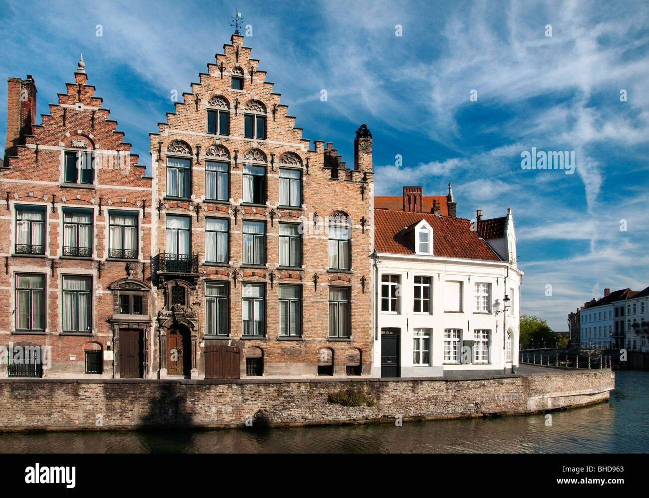 Traditional Architecture In Bruges Belgium Stock Photo Alamy