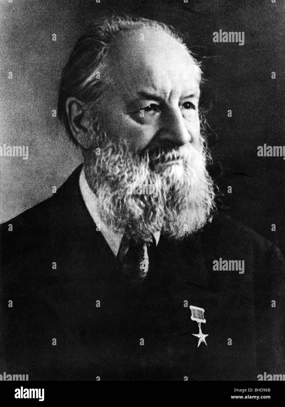 Krylov, Alexei Nikolaevich, 15.8.1863 - 26.10.1945, Russian Naval engineer, mathematician, portrait, circa 1943/1944, Stock Photo