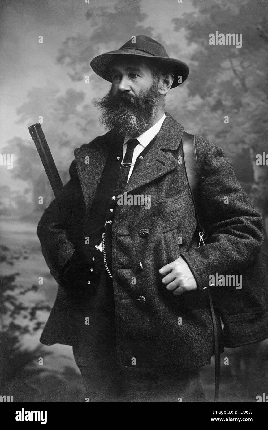 hunt, hunter, half length, Füssen, circa 1900 Stock Photo: 27952145 - Alamy