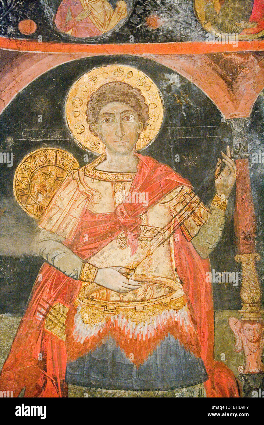 Bulgaria,Arbanassi,St Archangels Michael and Gavrail Church and ,16th C.,Frescoes Stock Photo