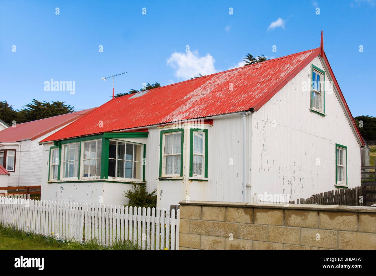 Old house in the Falkland Islands Stock Photo Alamy