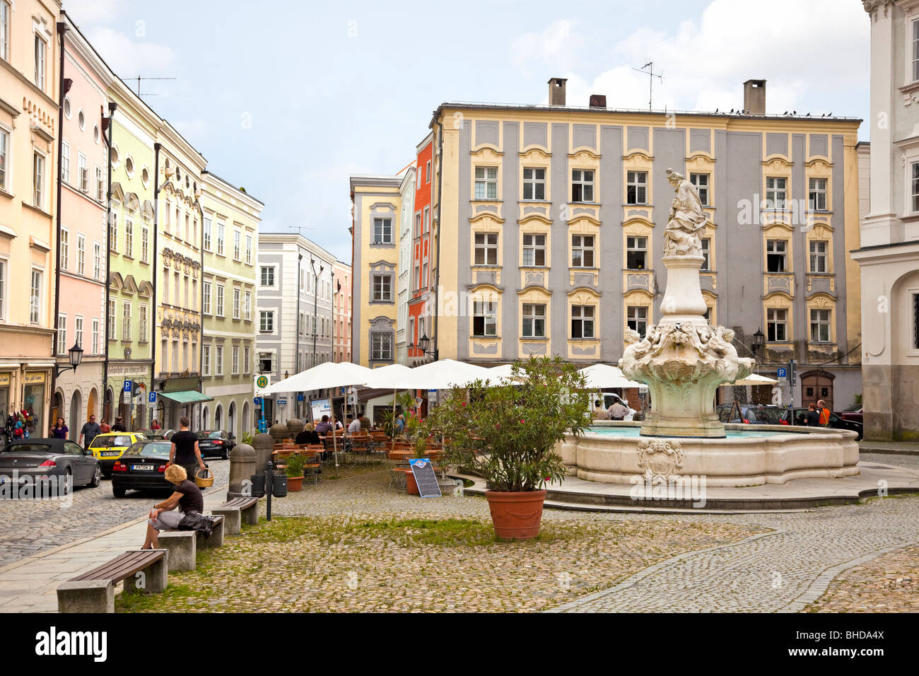 Residenzplatz in Passau, Bavaria, Germany Europe Stock Photo Alamy
