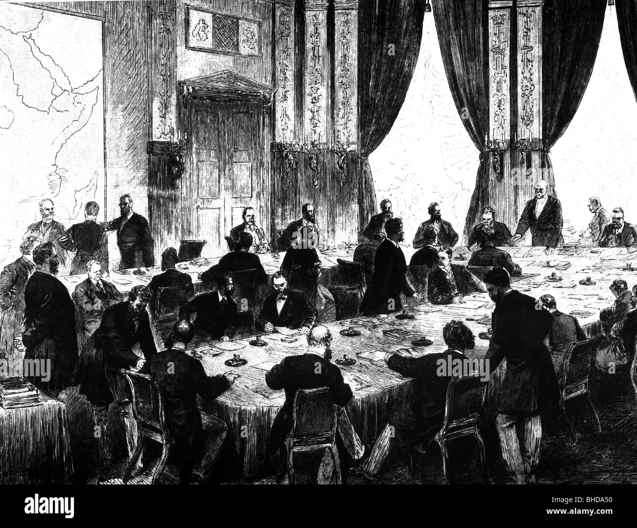 politics, conferences, Congo conference, Berlin, 15.11.1884 - 26.2.1885, Stock Photo