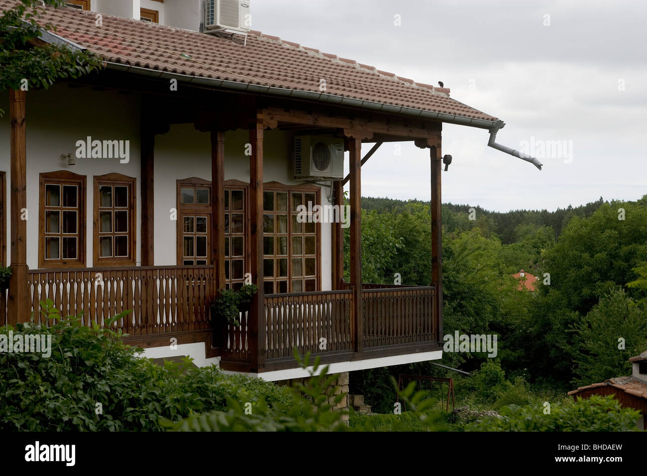 Bulgaria,Arbanassi,Typical houses Stock Photo