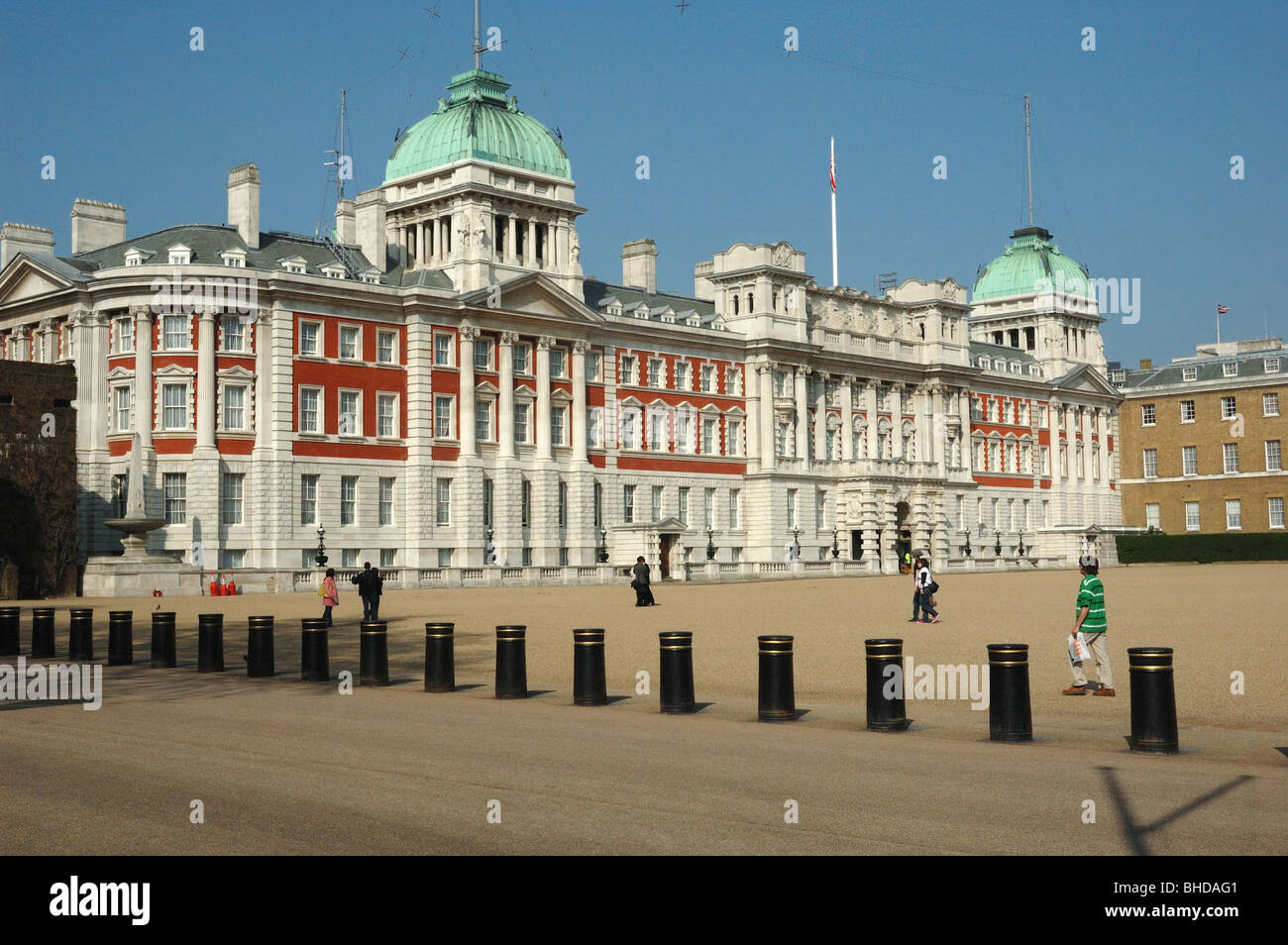 Old Admiralty building on Horse Guards Parade.  London UK... Stock Photo