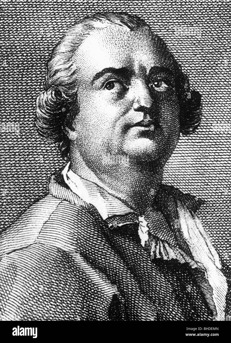 Cagliostro, Count Alessandro, 8.6.1743 - 26.12.1795, Italian adventurer and alchemist, portrait, contemporary copper engraving, detail, Artist's Copyright has not to be cleared Stock Photo