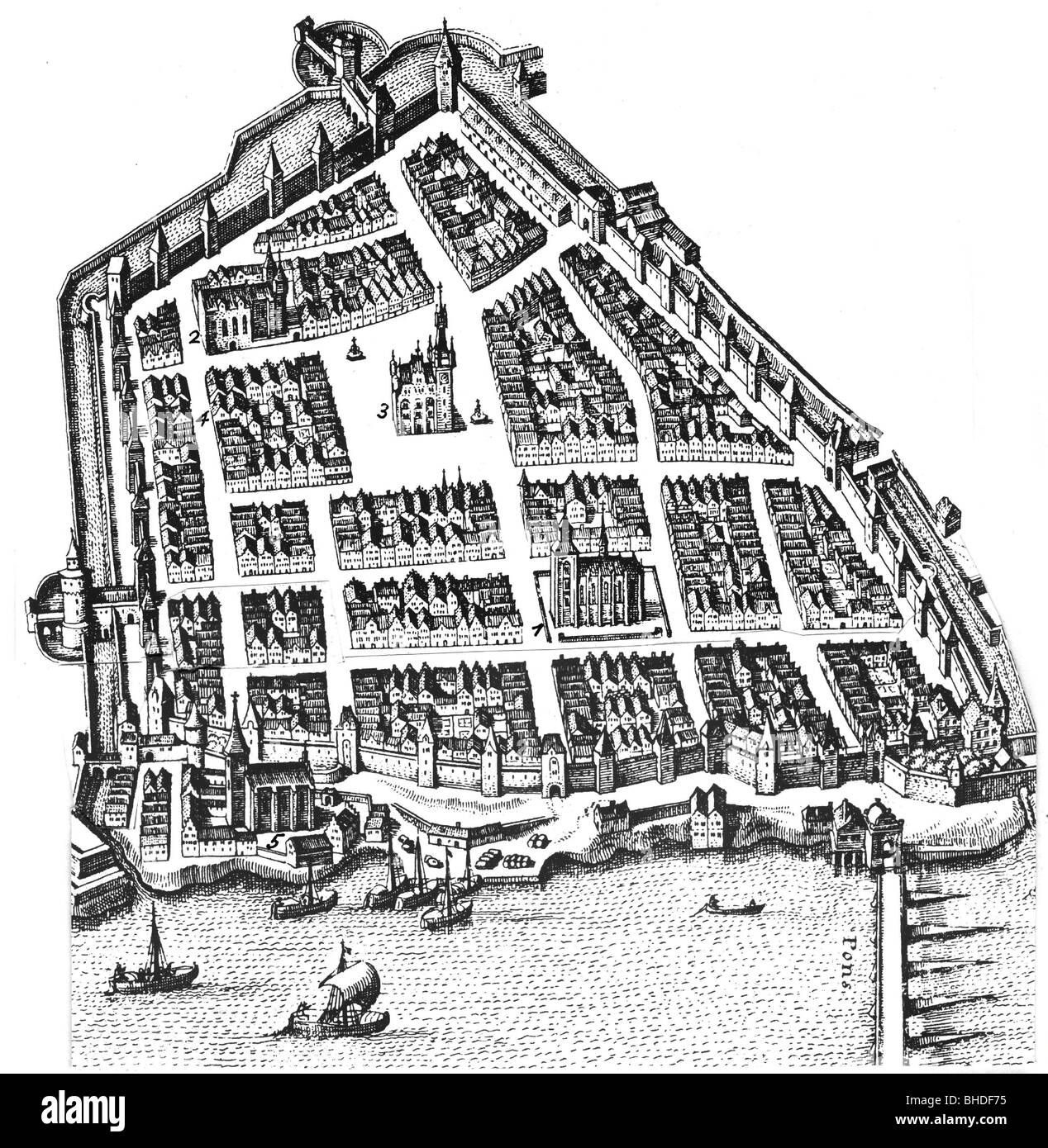 Map of torun Black and White Stock Photos & Images - Alamy