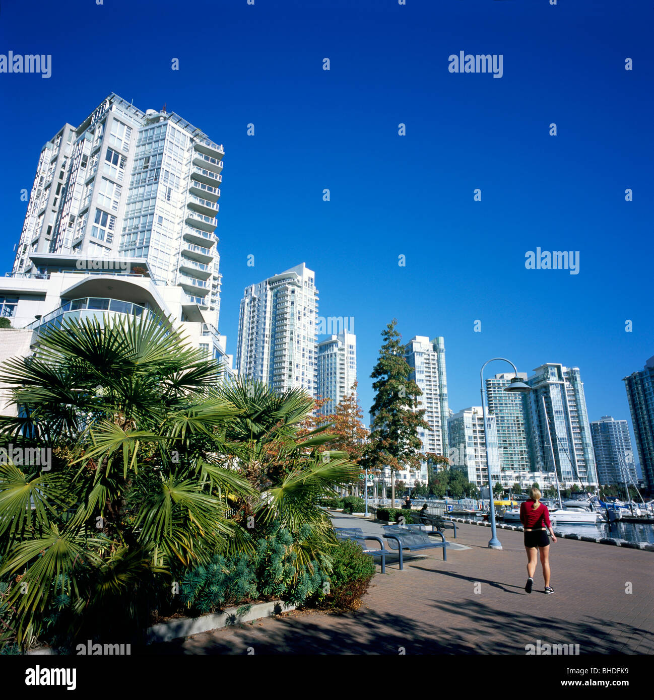 Yaletown, Vancouver, BC, British Columbia, Canada High Rise Apartment Condominium Buildings