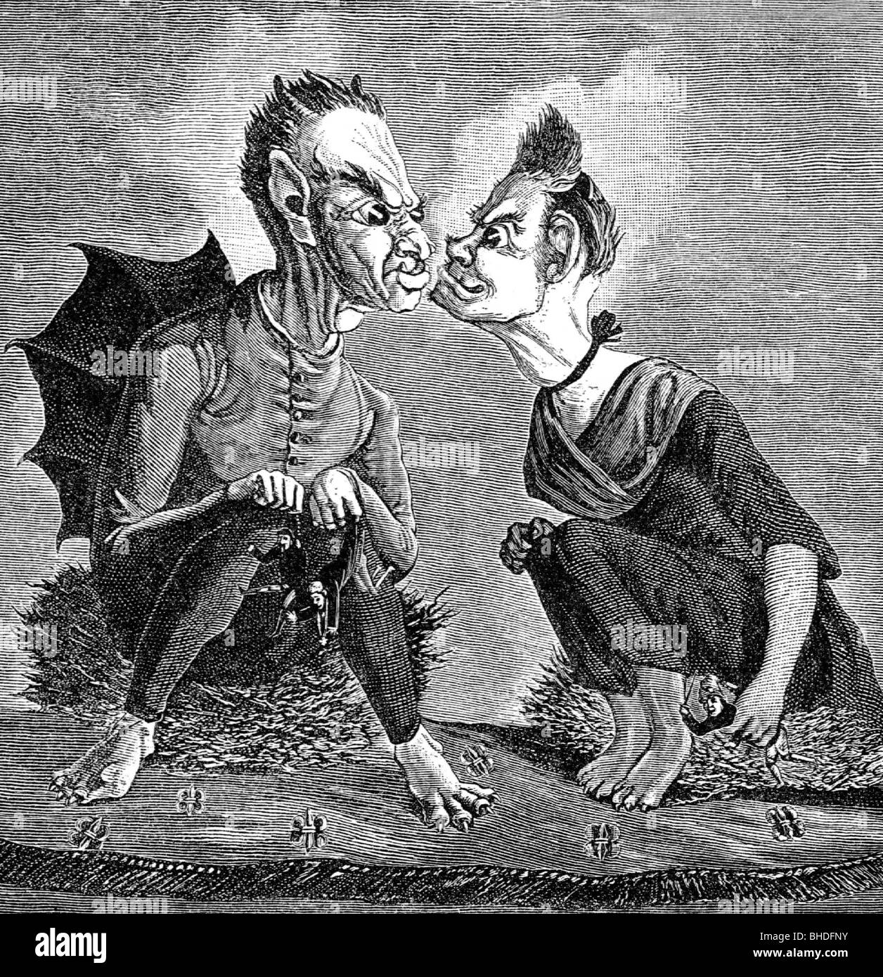 Caricature french revolution hi-res stock photography and images - Alamy