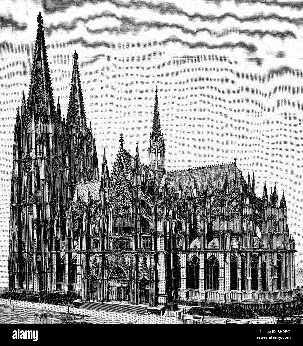 Cologne cathedral 19th century hires stock photography and images Alamy