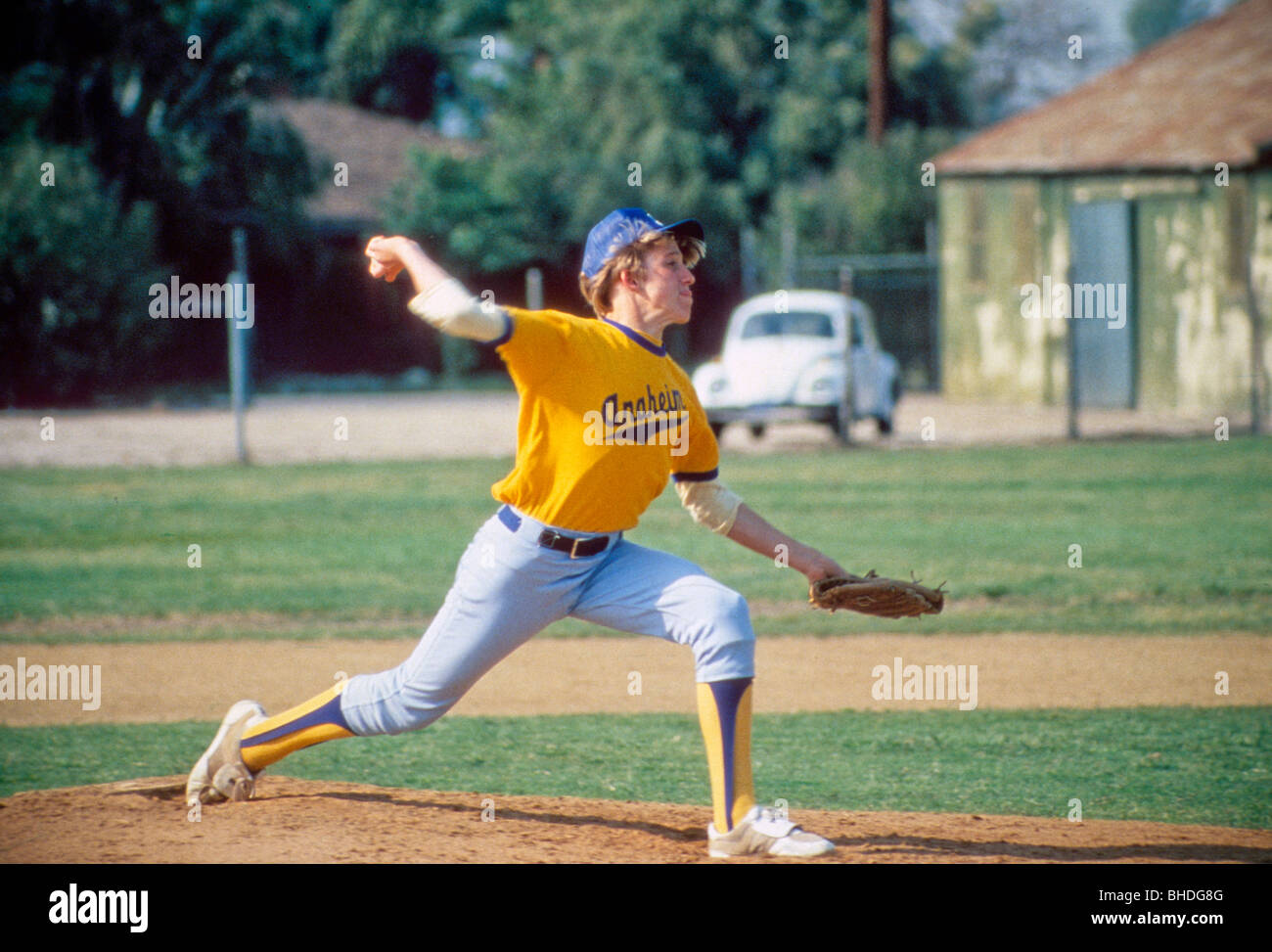 high school pitcher baseball athlete pitch ball arm throw teen male