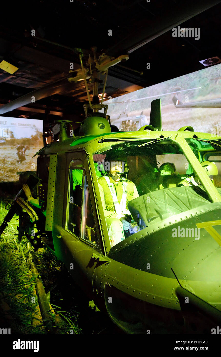 CANBERRA, Australia Vietnam helicopter display at the Australian War