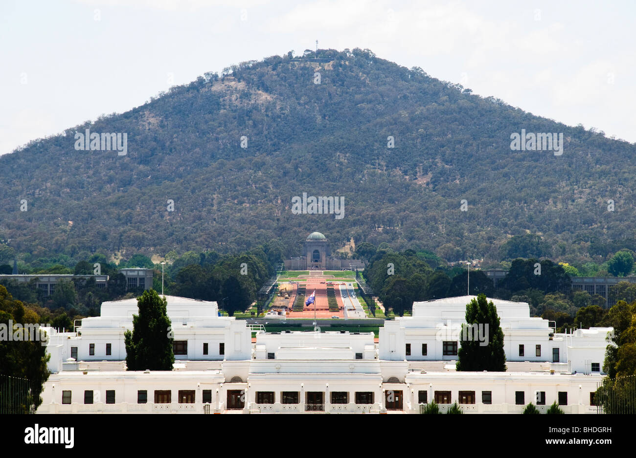 CANBERRA, Australia - View of Old Parliament House, the Australian War ...