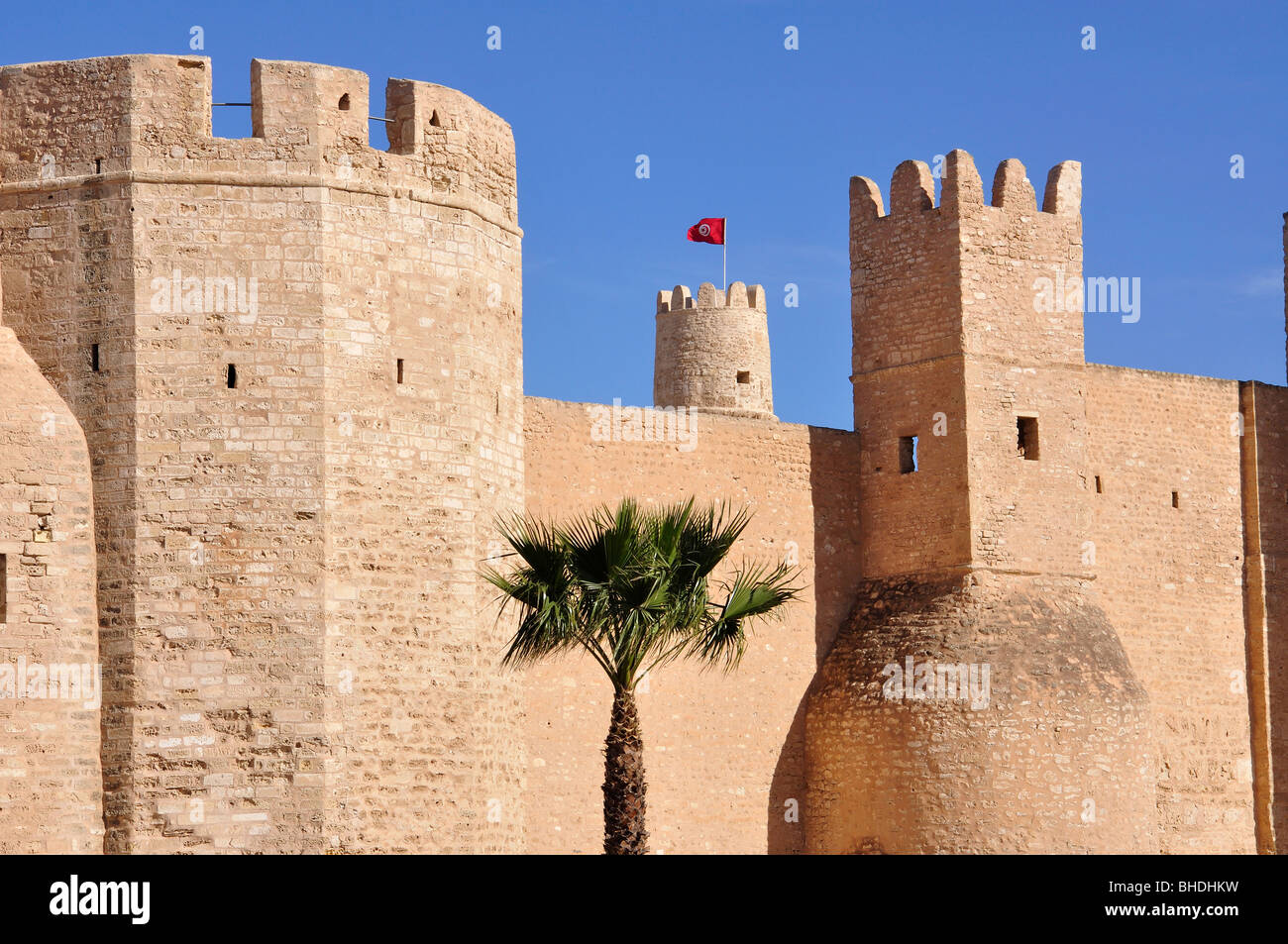 The Ribat, Monastir, Monastir Governorate, Tunisia Stock Photo