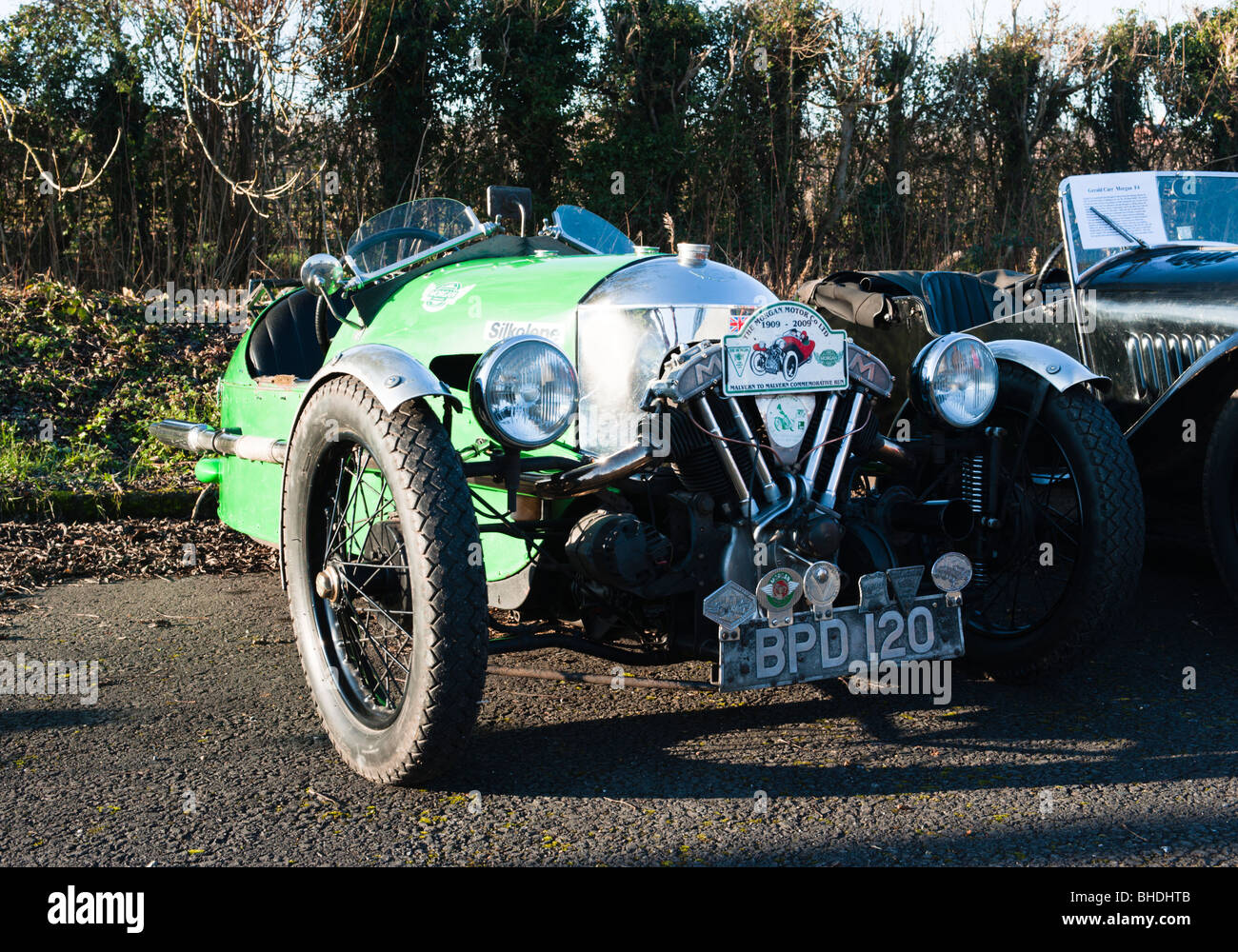 Vintage Sports Car Club meeting at Much Marcle in Herefordshire Stock
