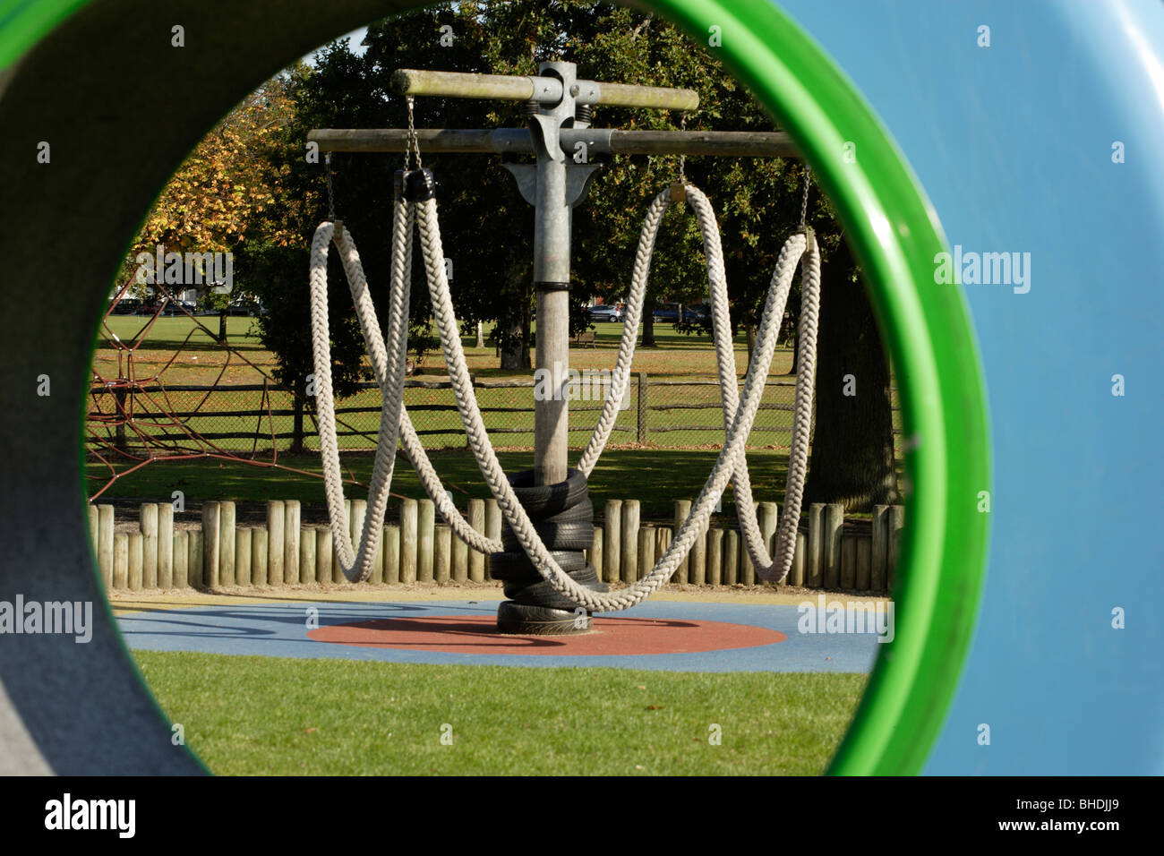 children's play area in a public park Stock Photo