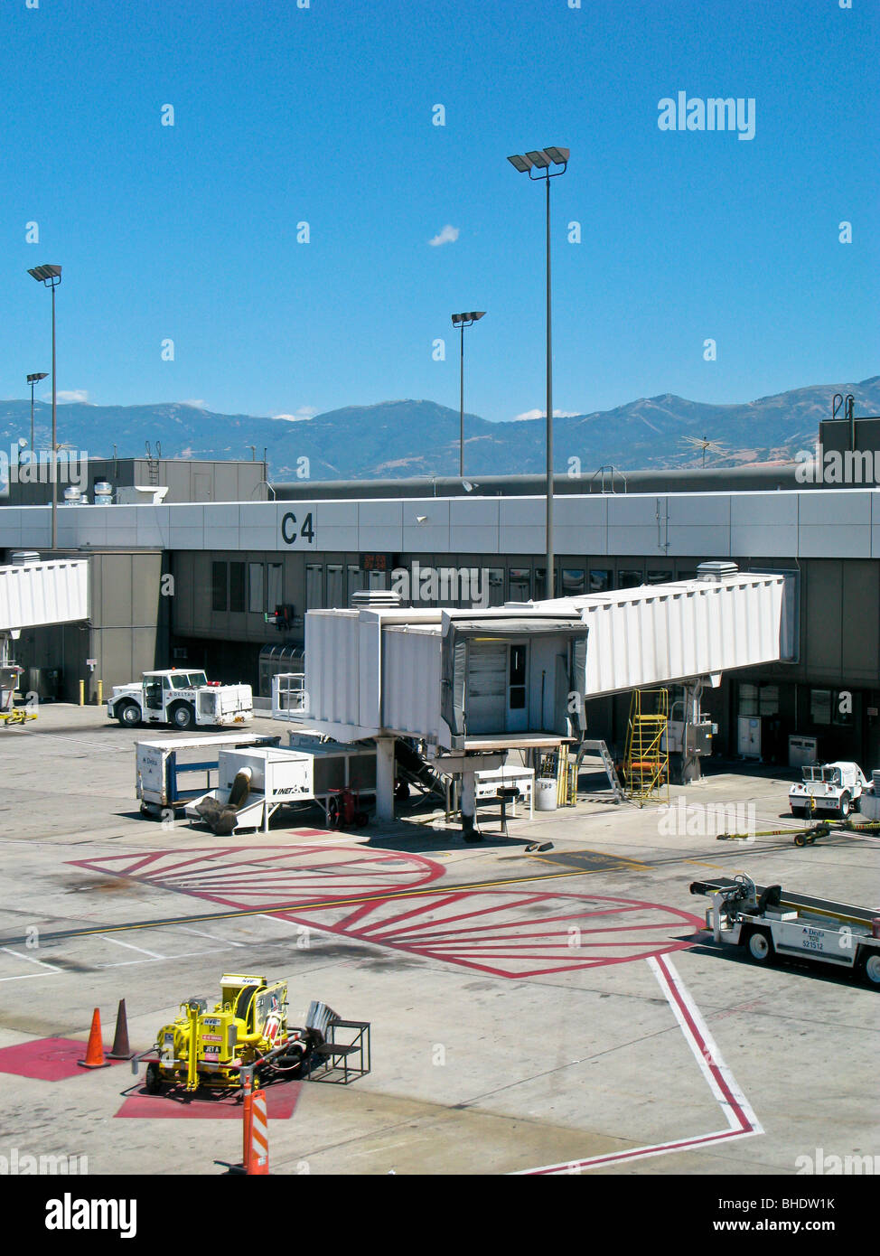 Salt lake city international airport hires stock photography and