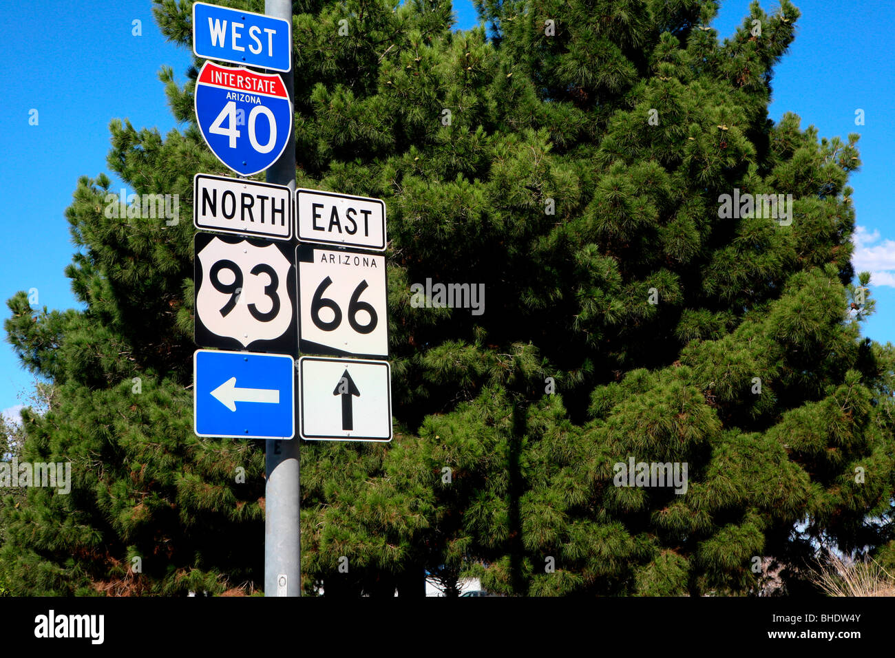 route 66, arizona, usa Stock Photo