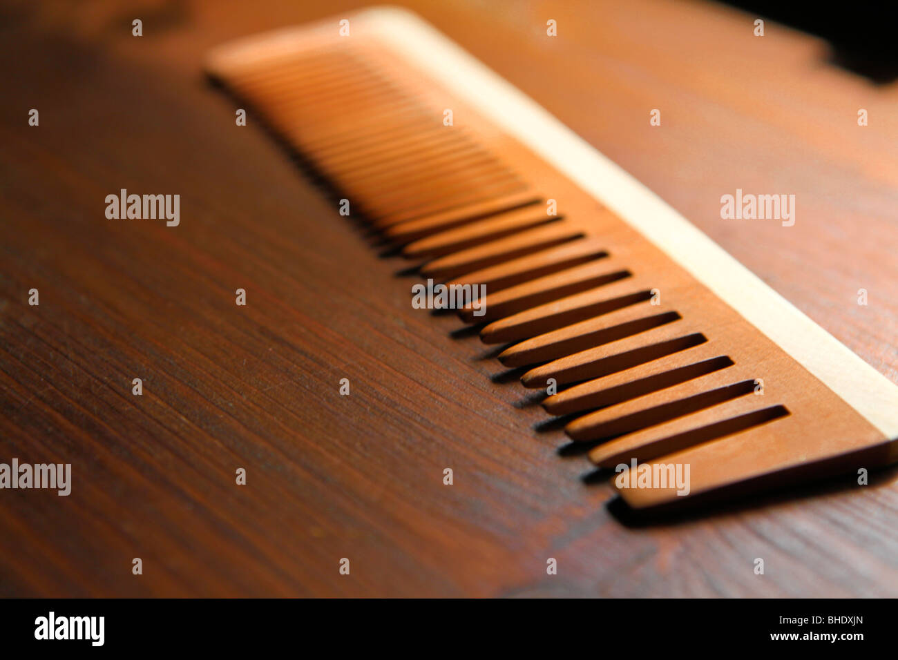 wooden comb Stock Photo