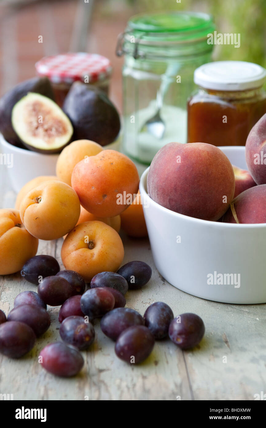 marmalade and fruit Stock Photo Alamy