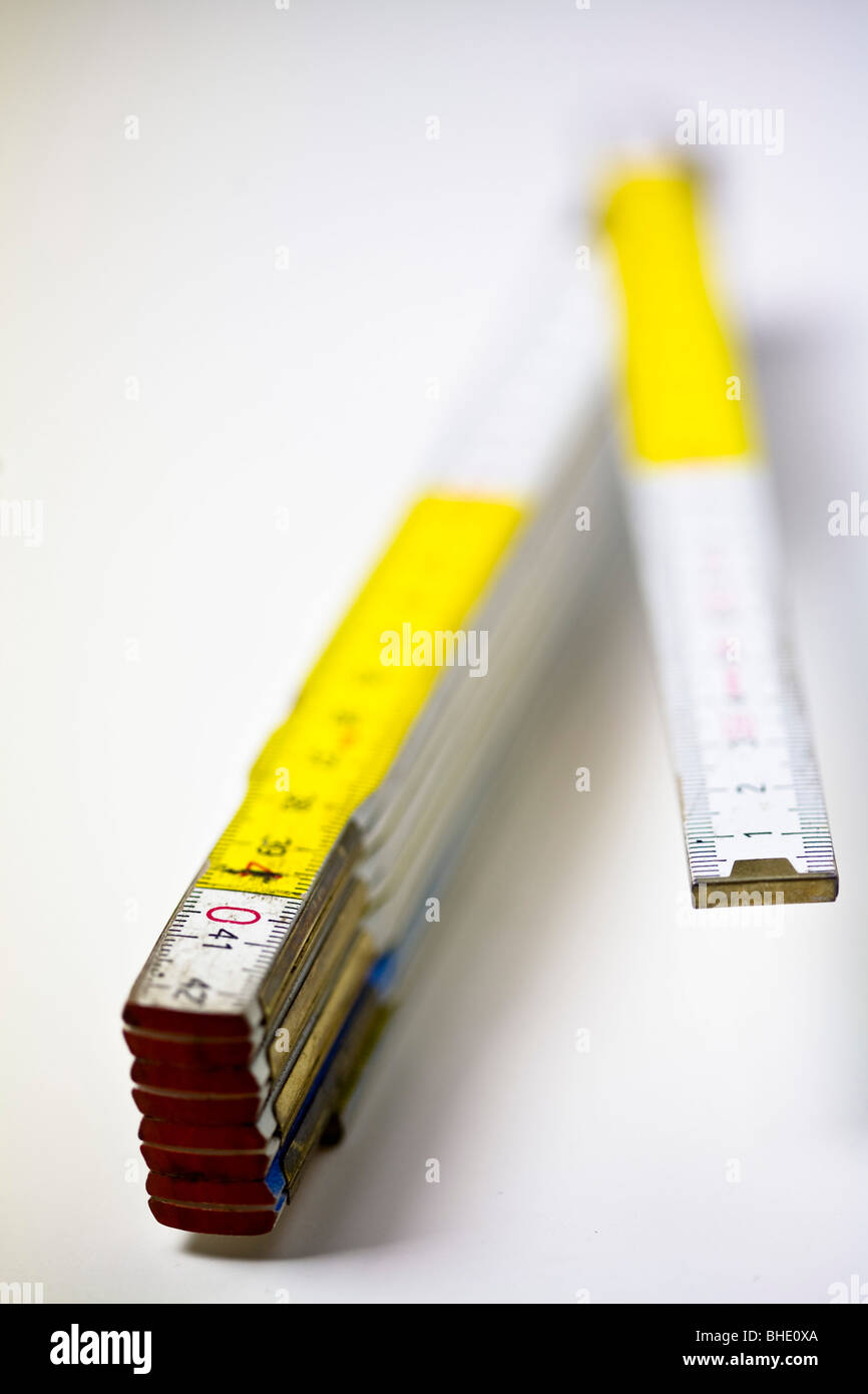 folding ruler Stock Photo