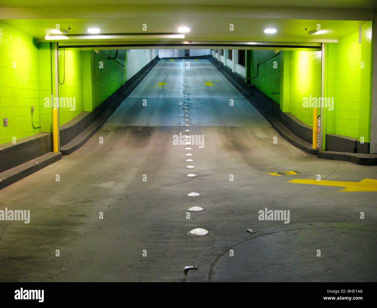 underground parking, seattle, usa Stock Photo