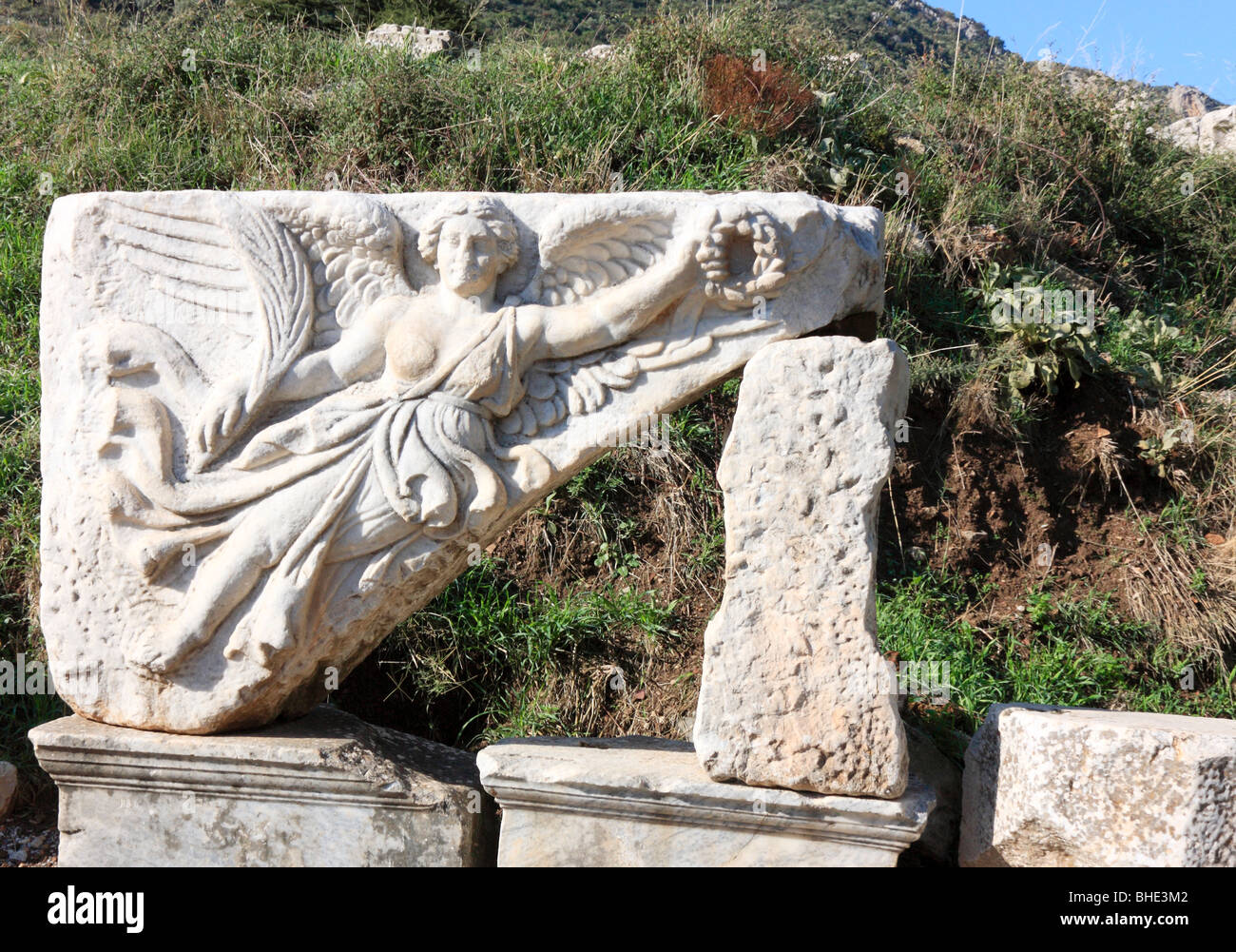 Relief of goddess nike hi-res stock photography and images - Alamy