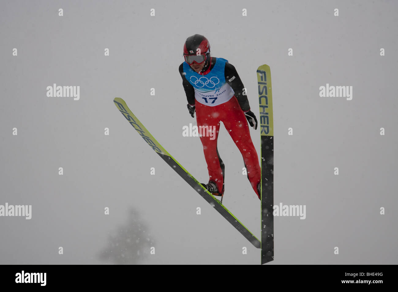 Takanobu Okabe (JPN) during NH Individual Ski Jumping training at the