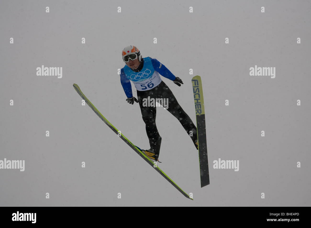Daiki Ito (JPN) during NH Individual Ski Jumping training at the 2010