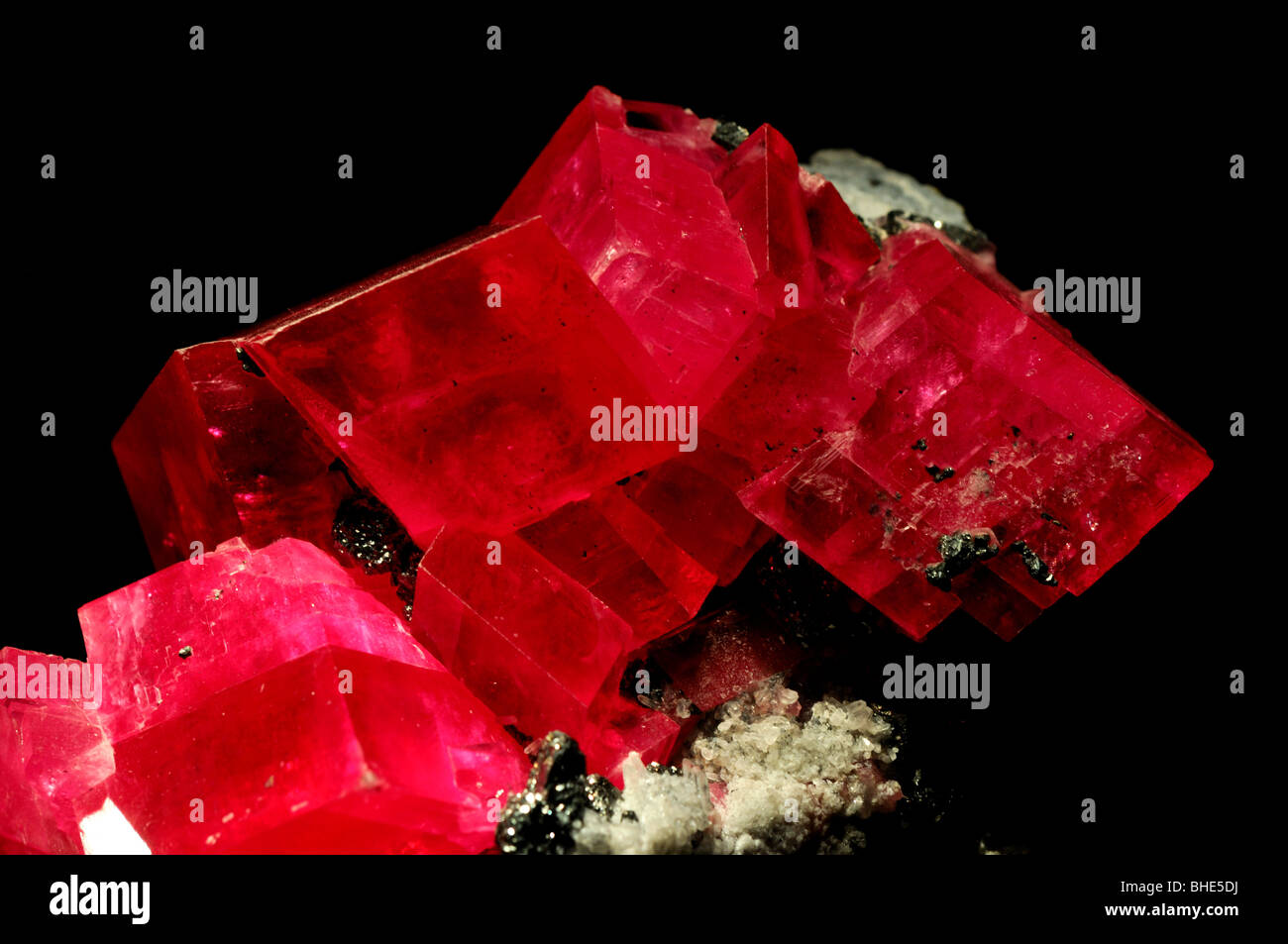 Rhodochrosite, manganese carbonate MnCO3 Stock Photo Alamy