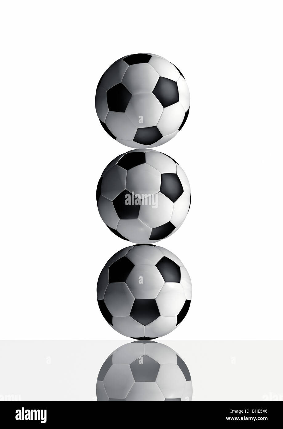 Fußball - soccer ball Stock Photo
