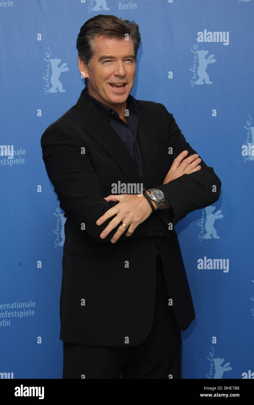 PIERCE BROSNAN THE GHOST WRITER PHOTOCALL BERLIN FILM FESTIVAL 2010 THE GRAND HYATT POTSDAMER