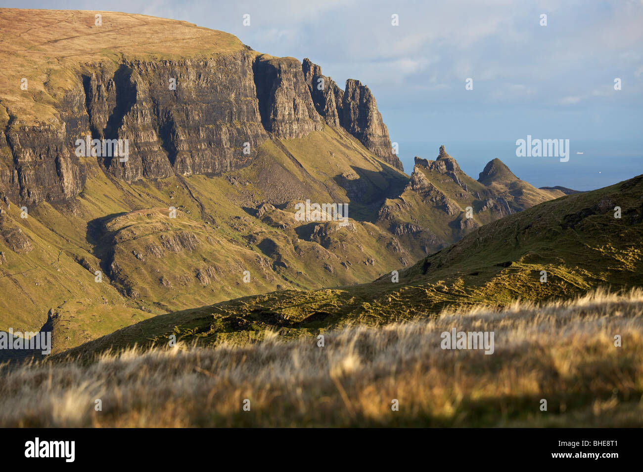 Sunrise over the Quiraing, Isle of Skye, Scotland Stock Photo - Alamy