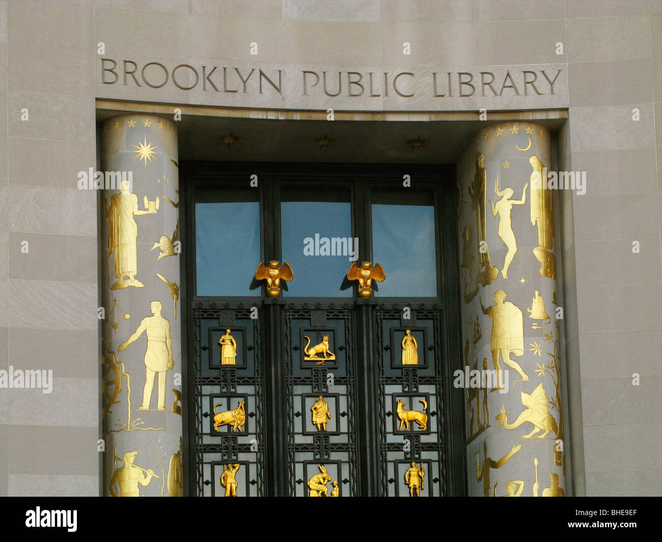 Brooklyn Public Library New York City Stock Photo - Alamy