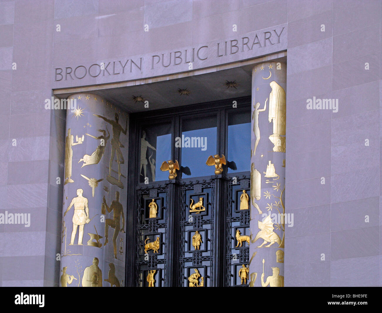 Brooklyn Public Library New York City Stock Photo - Alamy