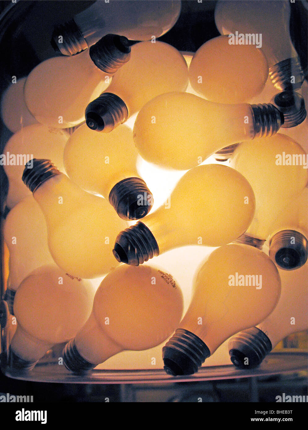 light bulb recycling Stock Photo Alamy