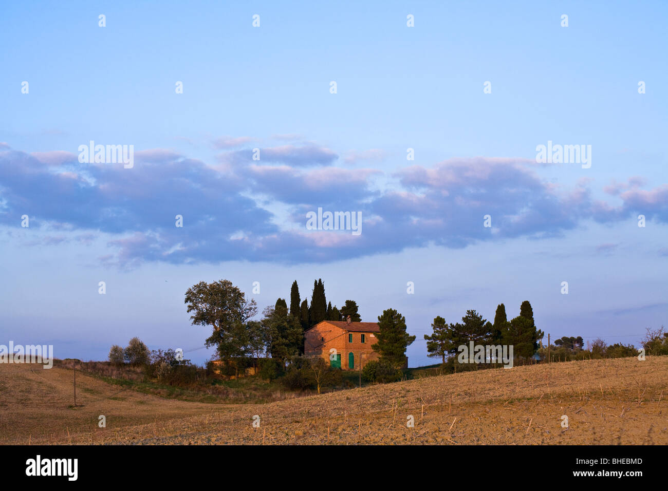 typical tuscan landscape Stock Photo
