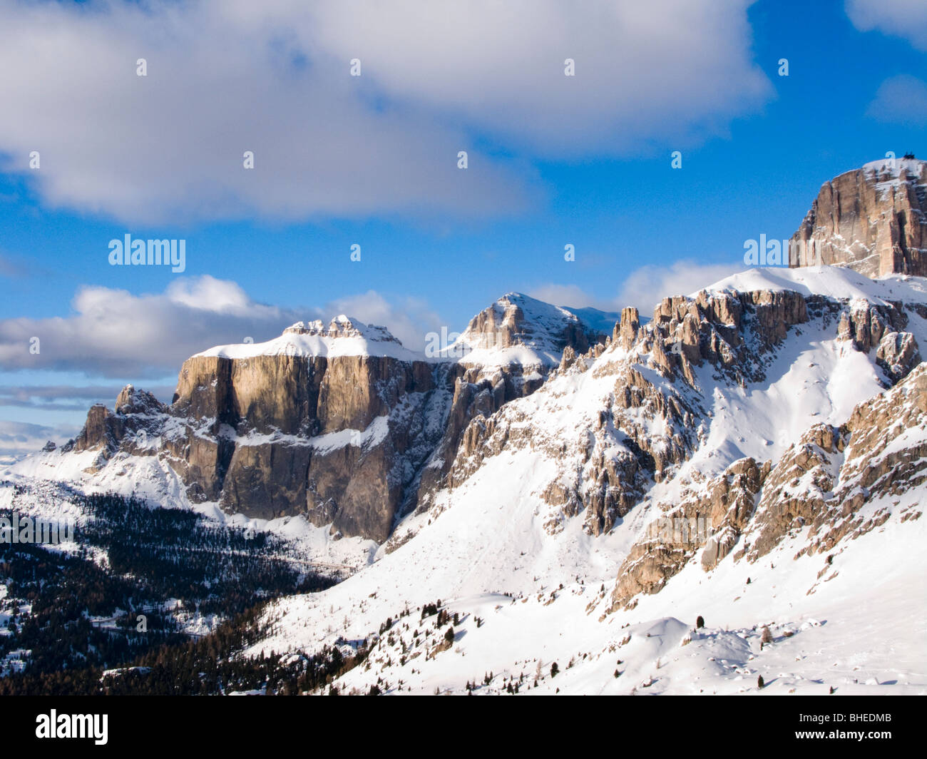 Italian dolomite alps sella ronda hires stock photography and images