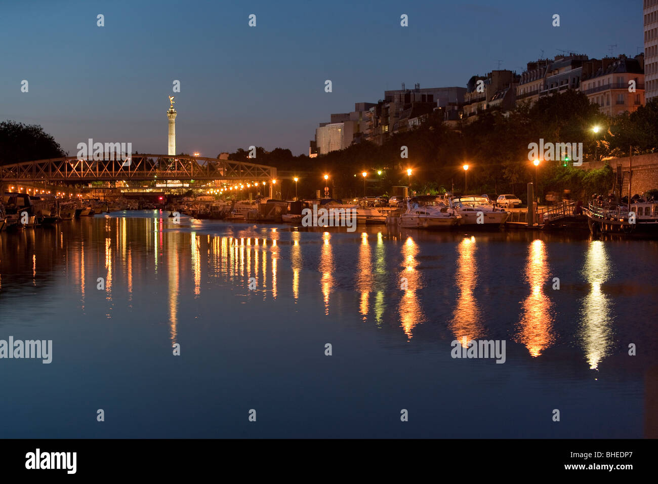 Port de Plaisance de Paris Arsenal, Colonne de Juillet, Paris, France