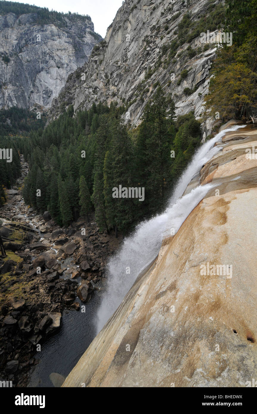 Vernal Falls Yosemite National Park waterfall Stock Photo