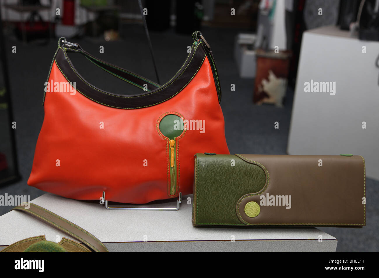 fashion handbags, Carouge, Geneva, Switzerland Stock Photo